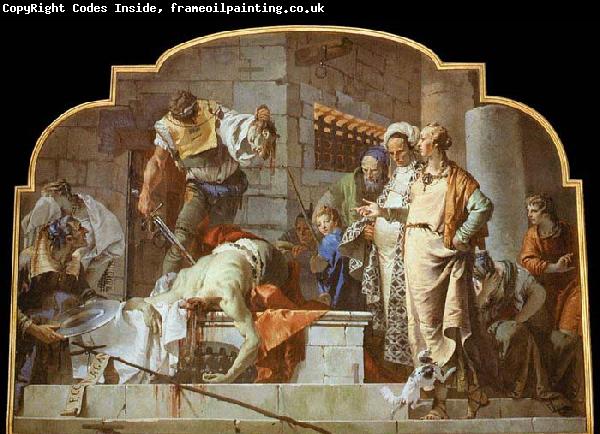 TIEPOLO, Giovanni Domenico The Beheading of John the Baptist